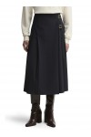 Delilah Midi Skirt In Dark Navy