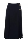 Delilah Midi Skirt In Dark Navy