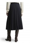 Delilah Midi Skirt In Dark Navy