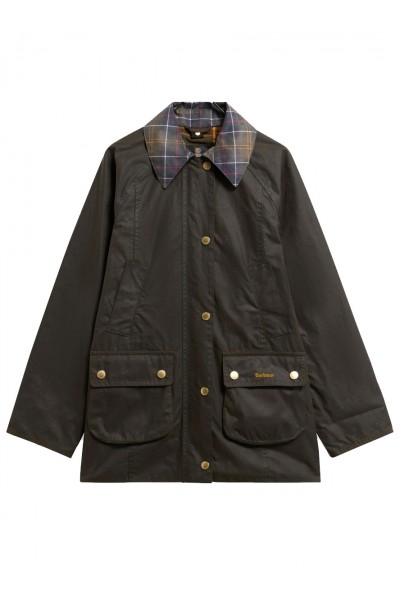 Icons Tartan Collar Modern Beadnell Waxed Jacket