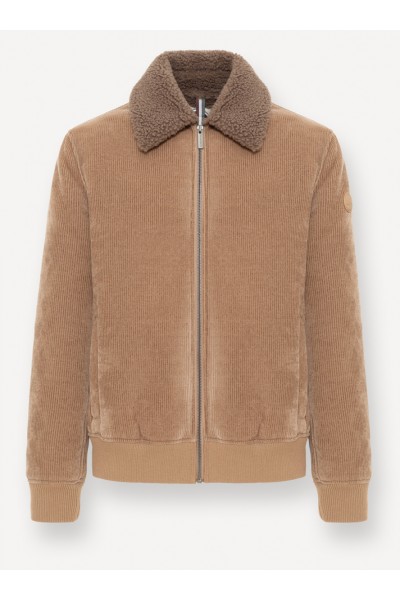 Velvet bomber jacket