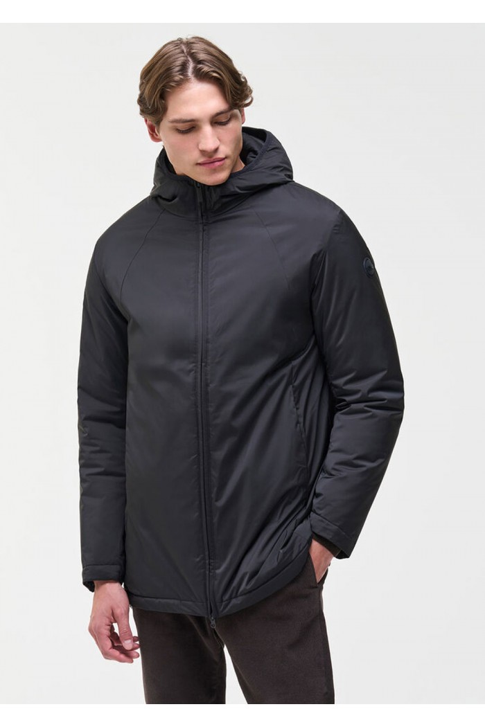 Long autumn-weight stretch jacket