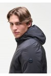 Long autumn-weight stretch jacket