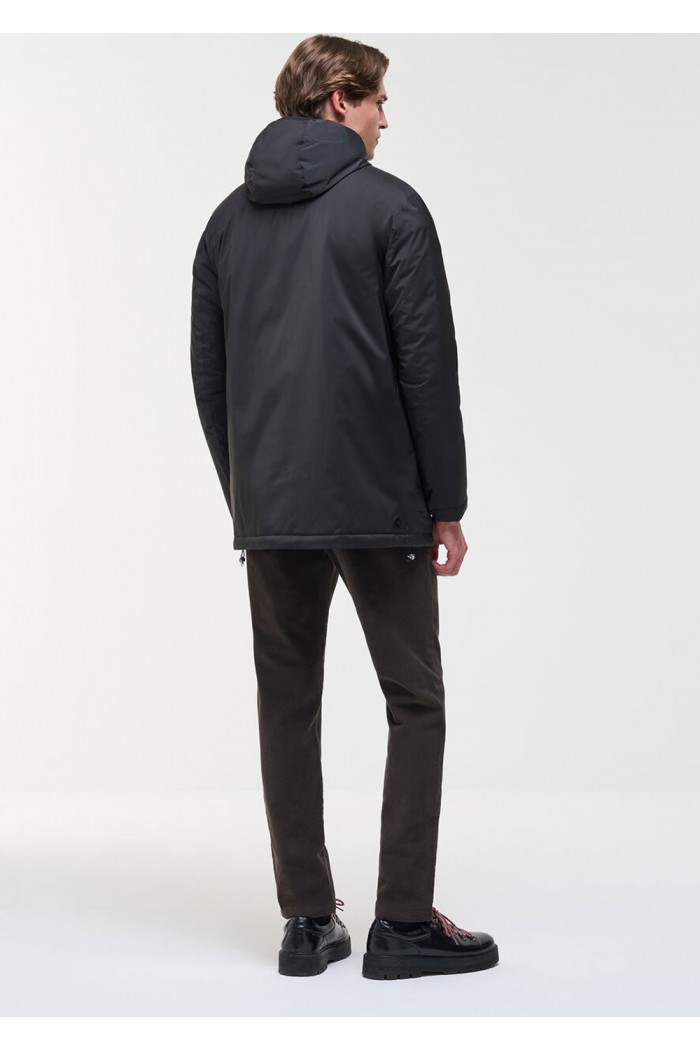 Long autumn-weight stretch jacket