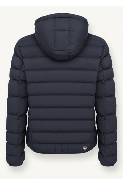 OPAQUE STRETCH DOWN JACKET WITH DETACHABLE HOOD