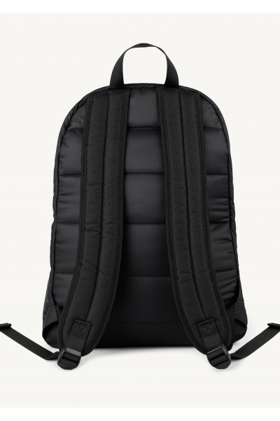 UNISEX PADDED BACKPACK IN OPAQUE FABRIC