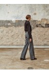 Black flared Jean Pants "CHLOE"