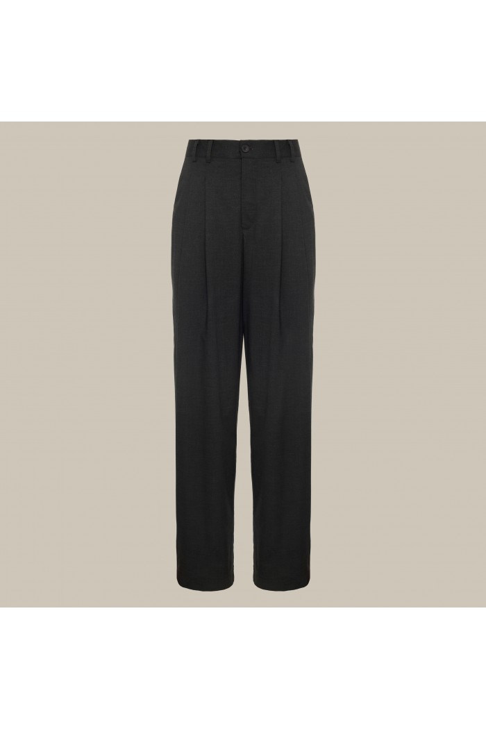 Black pleated pants CHANTELLE 
