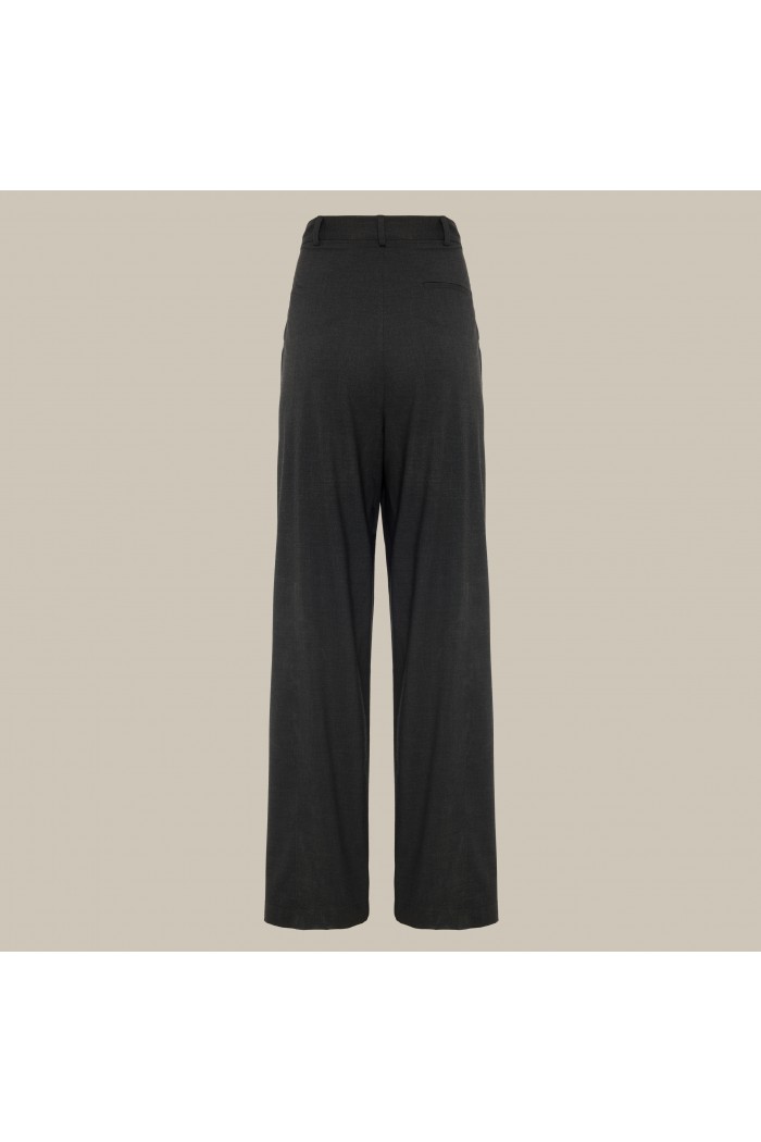 Black pleated pants CHANTELLE 