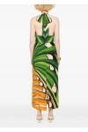 TOUCAN TREE GREEN DRESS