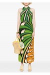 TOUCAN TREE GREEN DRESS