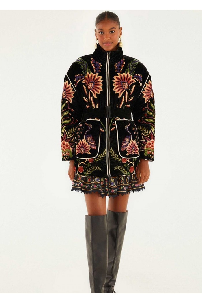 Marvelous Garden Black Puffer Jacket