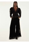 black artichoke heart richelieu pants black artichoke heart richelieu pants