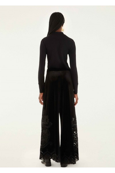 black artichoke heart richelieu pants black artichoke heart richelieu pants