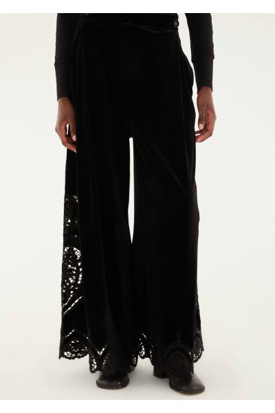 black artichoke heart richelieu pants black artichoke heart richelieu pants