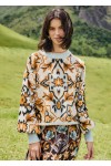 blue winter tapestry sweater
