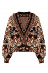 tapestry dream fringe knit cardigan tapestry dream fringe knit cardigan