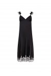 Black Maxi Slip Dress