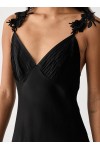 Black Maxi Slip Dress