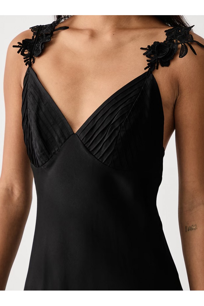Black Maxi Slip Dress