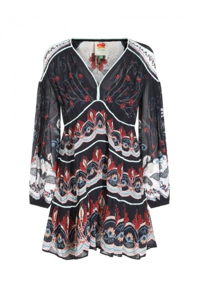 nikita winter long sleeve mini dress