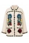 Lunar Boho Cropped Fleece Coat