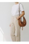 Leather Banana Large walnut