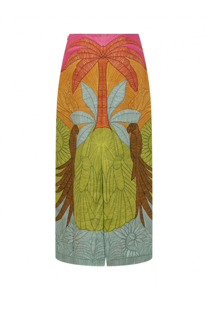 Usiacuri Multicolor Maxi Skirt 