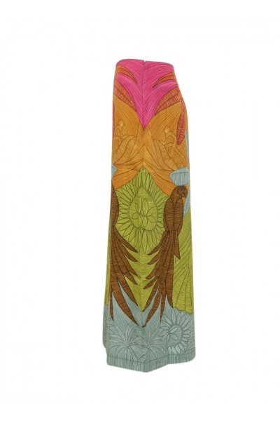 Usiacuri Multicolor Maxi Skirt 
