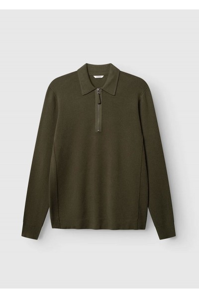 adriel Half Zip Lume LS Knit