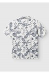sven Reg Leaves Shirt Flower Mix