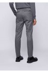 SLIM FIT CHINOS IN MOULINE TWILL