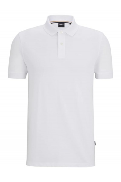 REGULAR-FIT POLO SHIRT IN COTTON WITH EMBROIDERED LOGO