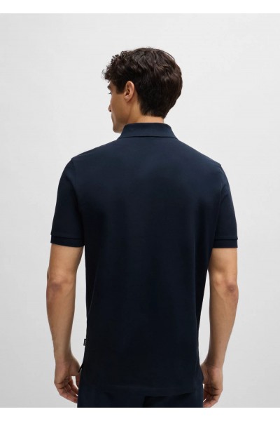 REGULAR-FIT POLO SHIRT IN COTTON WITH EMBROIDERED LOGO