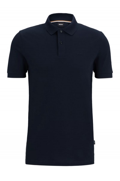 REGULAR-FIT POLO SHIRT IN COTTON WITH EMBROIDERED LOGO