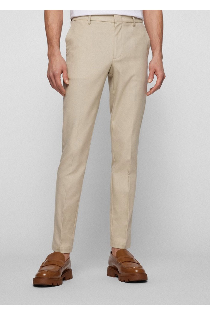 SLIM FIT CHINOS IN STRUCTURE STRECH FABRIC