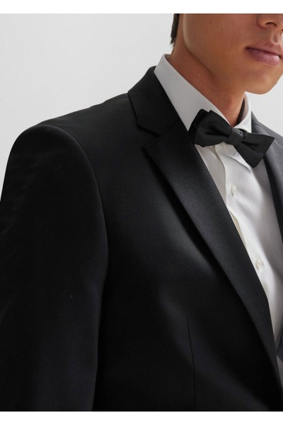 SLIM-FIT TUXEDO JACKET IN VIRGIN-WOOL SERGE