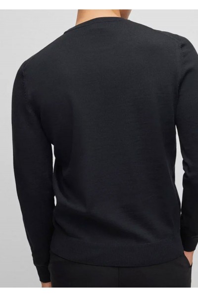 LOGO-EMBROIDERED SWEATER IN RESPONSIBLE WOOL LOGO-EMBROIDERED SWEATER IN RESPONSIBLE WOOL