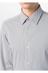 SLIM-FIT SHIRT IN PATTERNED PERFORMANCE-STRETCH FABRIC