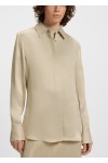 Regular-fit blouse in satin