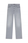 Relaxed-fit jeans in grey-blue denim