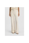 Straight-leg trousers in stretch-cotton velvet