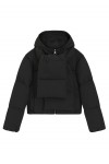 Water-repellent padded jacket with detachable sleeves and scarf Water-repellent padded jacket with detachable sleeves and scarf