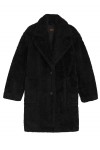 Teddy coat with adjustable collar Teddy coat with adjustable collar