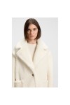 Teddy coat with adjustable collar