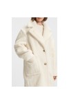 Teddy coat with adjustable collar
