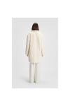 Teddy coat with adjustable collar