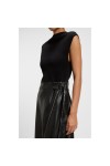 Flederi Mixed Media Midi Dress
