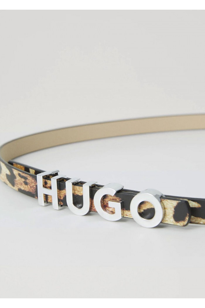 Leather Belt Zula-Leo Leopard Print