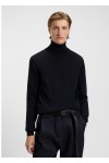 Regular-fit rollneck sweater in virgin wool